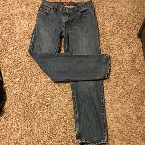 Thrifted mid rise jeans 😻